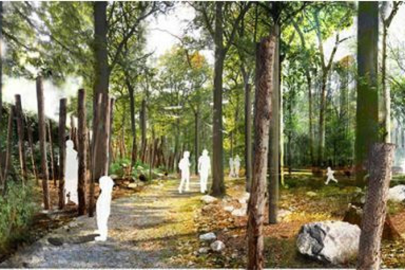 Une forêt dans le 19e arrondissement de Paris