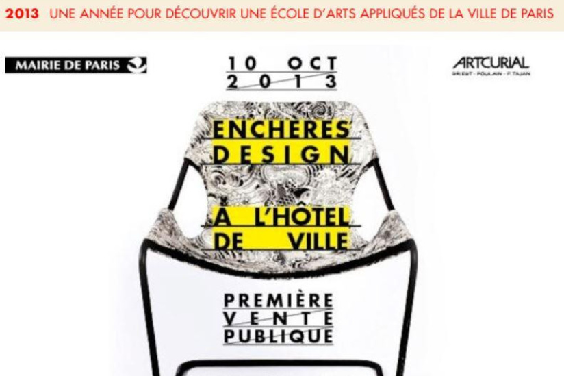 Vente aux enchères au profit des jeunes créateurs parisiens