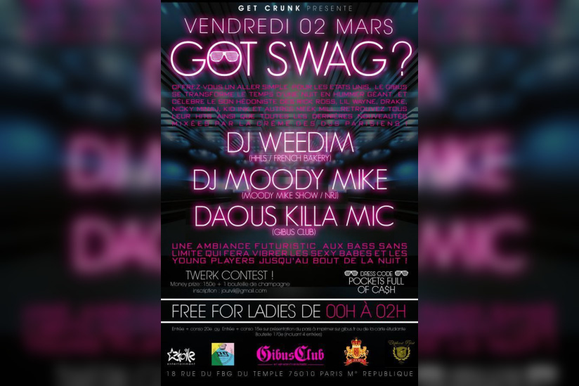 GOT SWAGG??!! A swaggalistic night in Paris