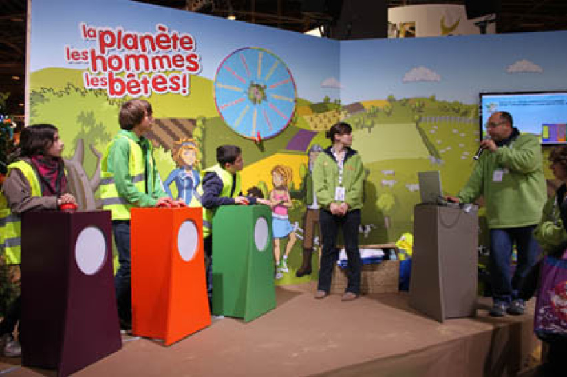 La planète, les hommes, les bêtes, salon de l'agriculture 2012