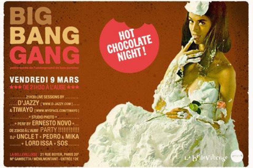Big Bang Gang party: HOT CHOCOLATE NIGHT !