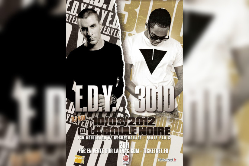 E.D.Y / 3010 à la Boule Noire