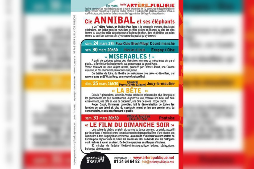 Cie Annibal et ses éléphants - 3 spectacles loufoques, 4 dates à ne pas manquer !