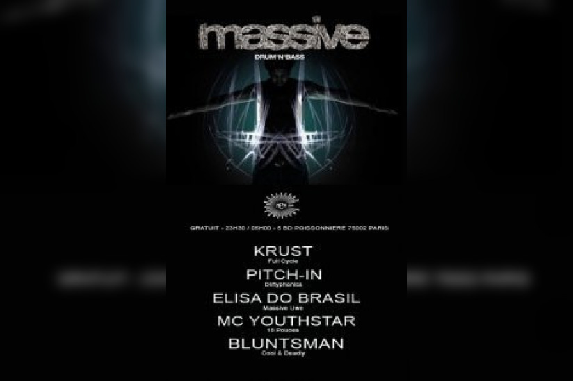 Soirée, Paris, Massive, Rex Club, Elisa Do Brasil