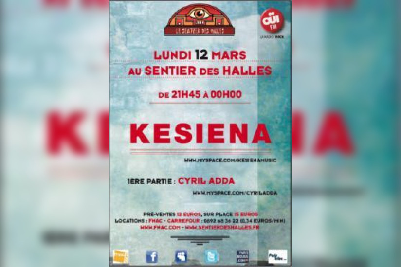 Kesiena @ Le Sentier des Halles