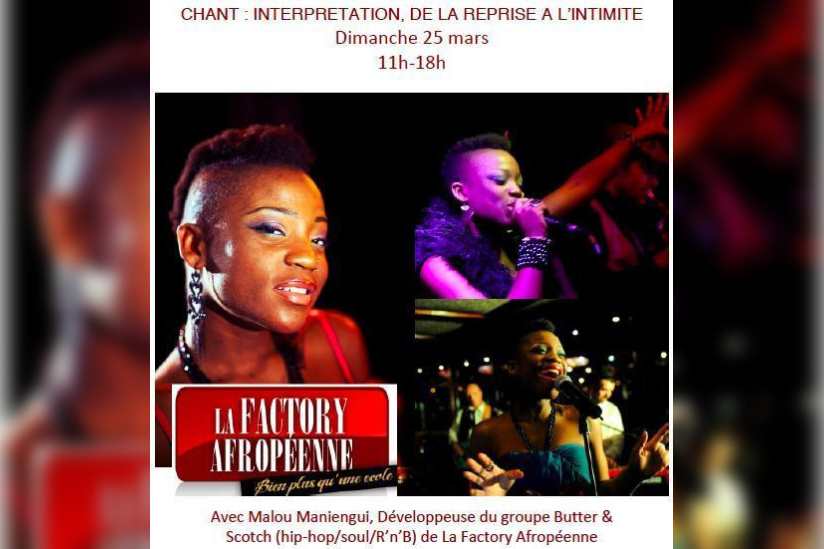 STAGE Chant, de la reprise à l'intimité (Malou Maniengui)