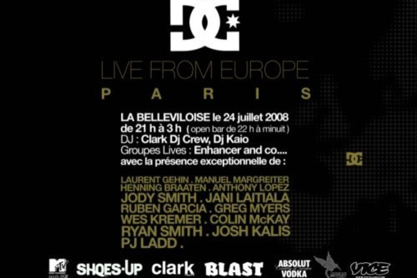 Soirée, Paris, Clark, DC Live, Europe, Bellevilloise