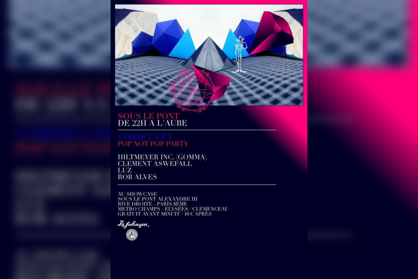 Soirée, Paris, Sous le Pont, Pont Alexande 3, Johnson, Pop Not Pop