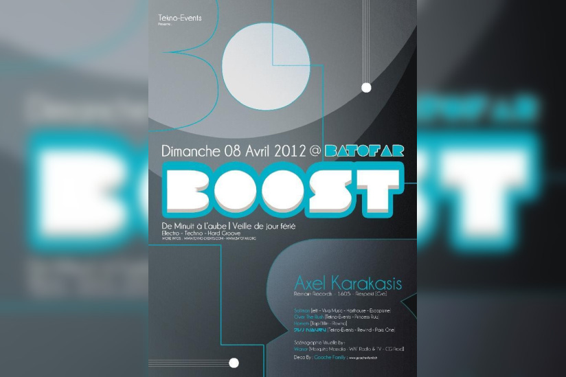 BOOST #1 AXEL KARAKASIS/HORNETS/SOLIMAN/OVER THE RUSH/DVJ NIBURU/ Vj WANER