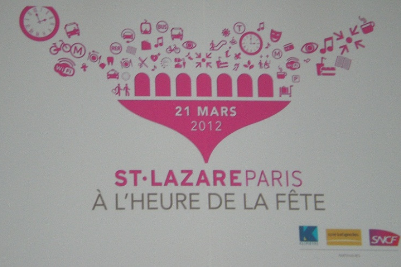 Inauguration Saint Lazare Paris