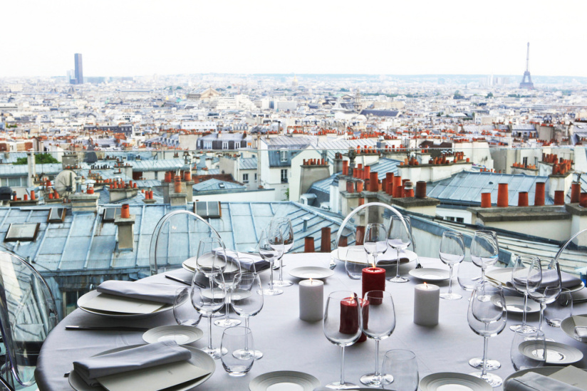 Un dîner d’exception sur les toits de Paris