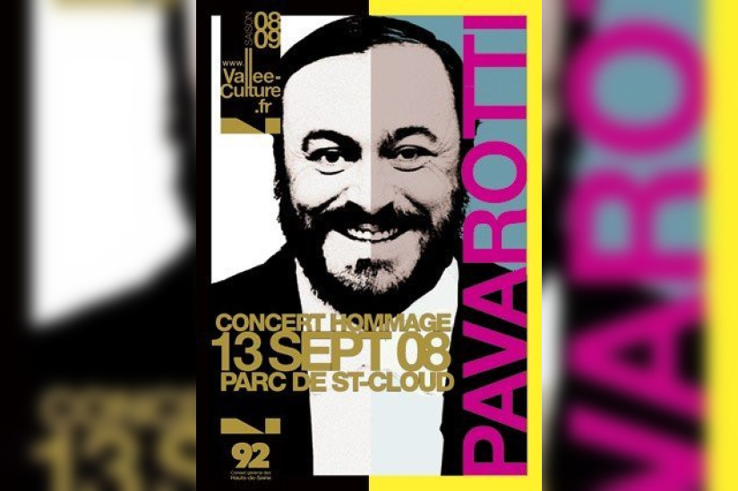Concert, spectacle, Hommage, Luciano Pavarotti, Domaine de Saint Cloud.