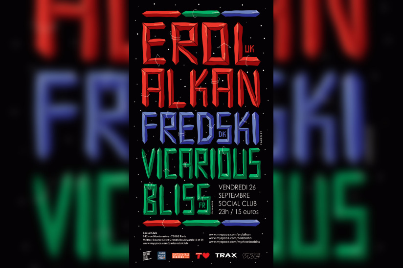 Soirée, Paris, Erol Alkan, Fredski, Vicarious Bliss