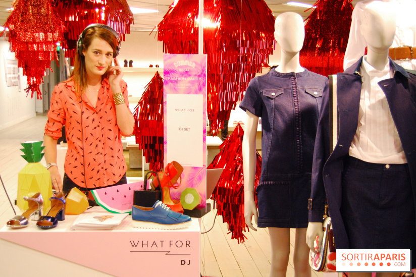 DJ à l'étage chaussures - Afterwork des Galeries Lafayette pour le Summer Break