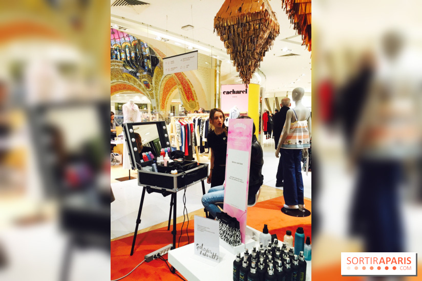 Stand coiffure - Afterwork des Galeries Lafayette pour le Summer Break