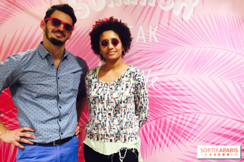Photo-call pour se sentir en vacances - Afterwork des Galeries Lafayette pour le Summer Break