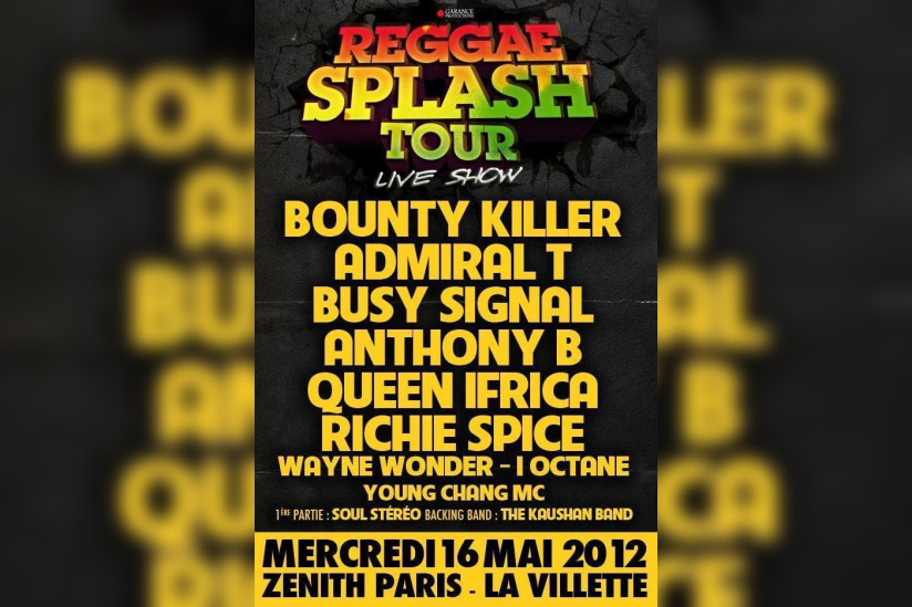 reggae plash tour 