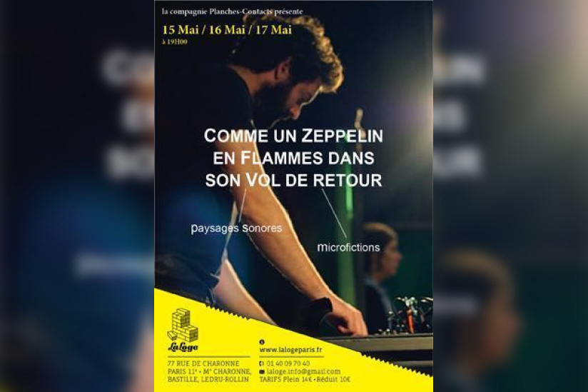 Comme un zeppelin en flammes dans son vol de retour