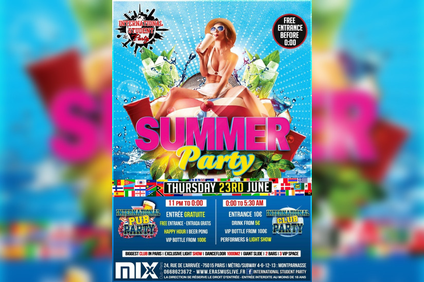 INTERNATIONAL STUDENT PARTY : Summer Party