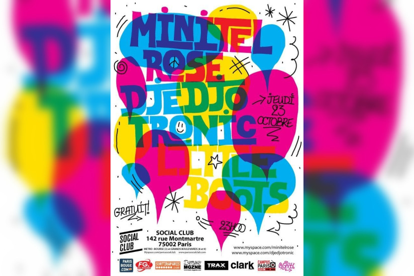 Soirée, Paris, Clubbing, Electronik, Social Club, Minitel Rose, Djedjotronic, Little Boots