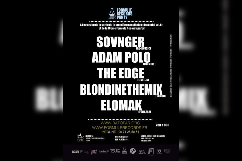 FORMULE RECORDS PARTY w/ SOVNGER 