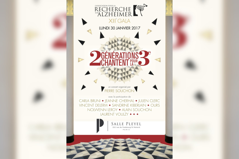 Gala 2017 de l’Association pour la Recherche sur Alzheimer à la salle Pleyel