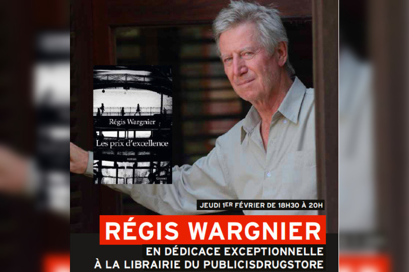 Régis Wargnier en dédicace au Publicis drugstore