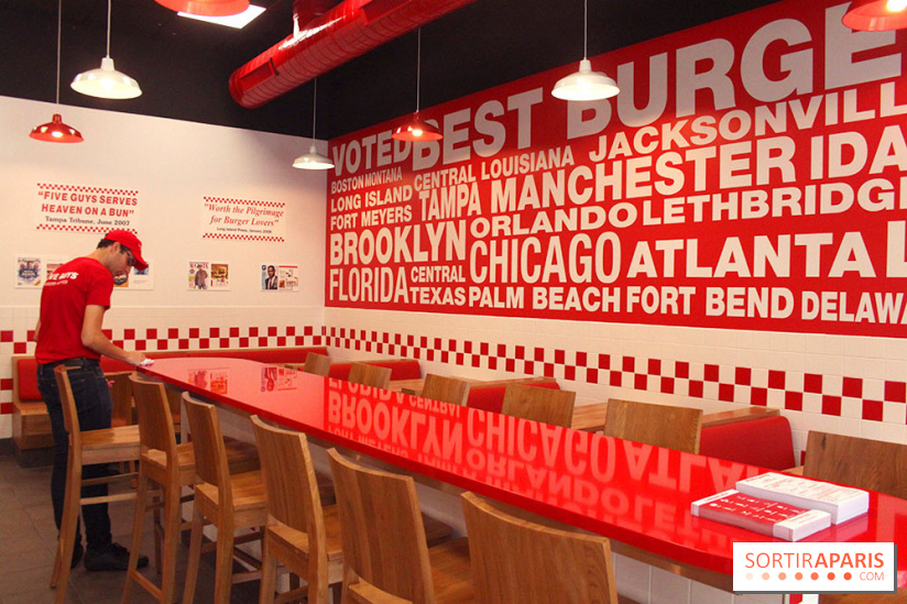 Five Guys, l'ouverture à Bercy Village