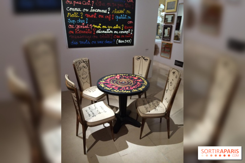 Photos de l'exposition Ben au musée Maillol 