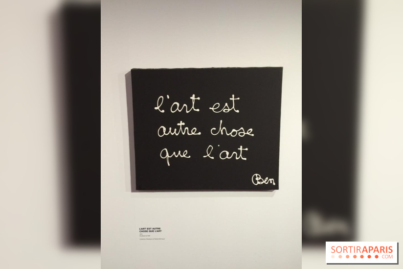 Photos de l'exposition Ben au musée Maillol 