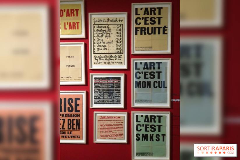 Photos de l'exposition Ben au musée Maillol 