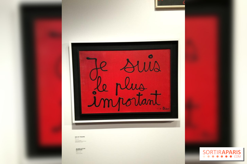 Photos de l'exposition Ben au musée Maillol 