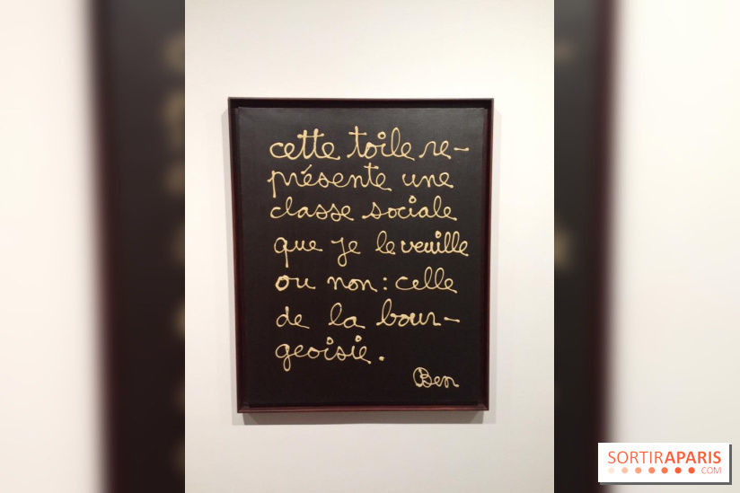 Photos de l'exposition Ben au musée Maillol 