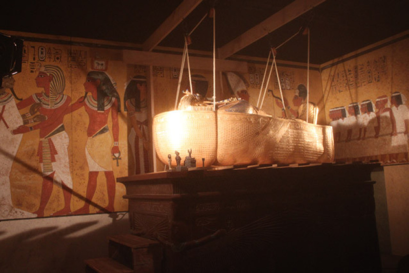 Vue du Sarcophage de Toutankhamon