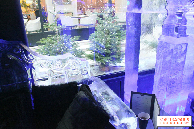 Ice lounge experience au George V