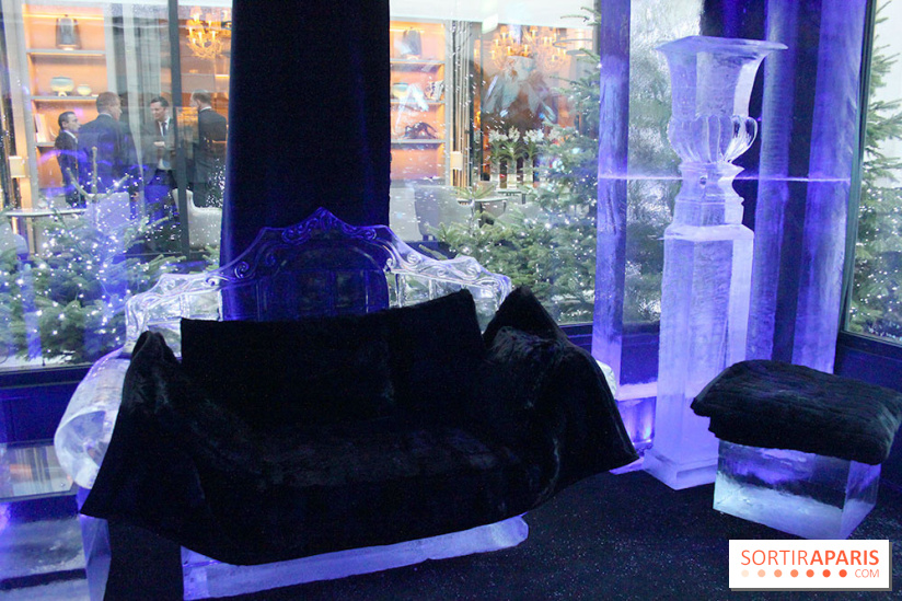 Ice lounge experience au George V