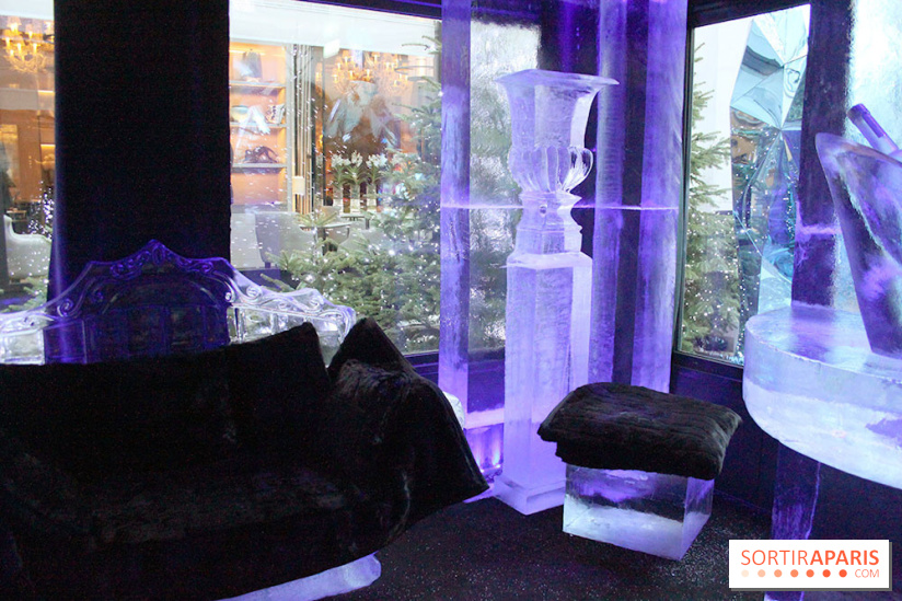 Ice lounge experience au George V