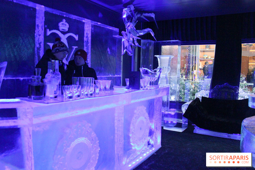 Ice lounge experience au George V