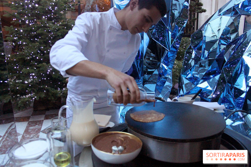 Ice lounge experience au George V