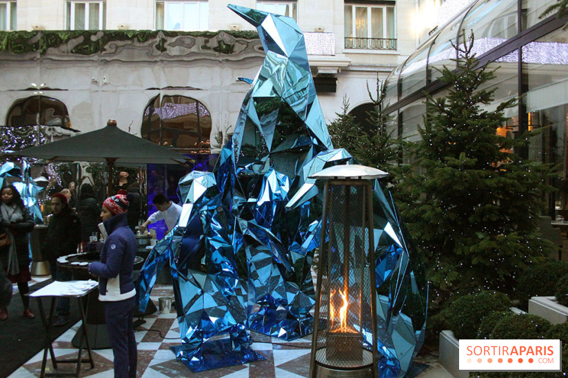 Ice lounge experience au George V