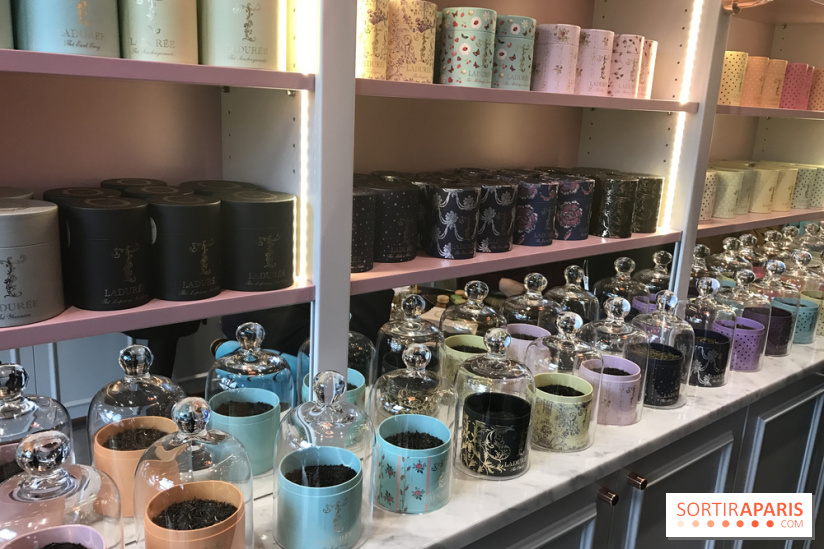 La première boutqiue Thé & Beauté de ladurée à Paris
