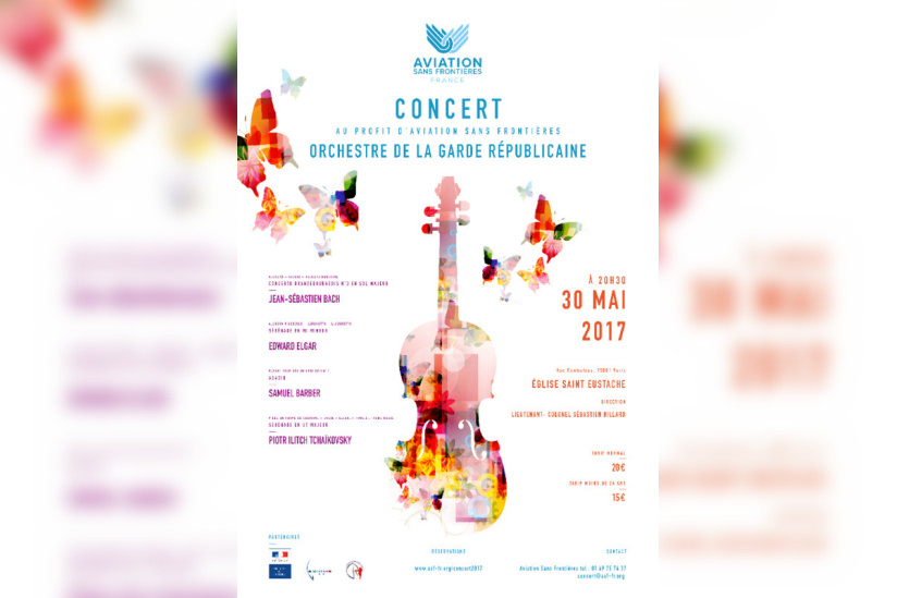 Concert de la Garde Républicaine au profit d'Aviation Sans Frontières