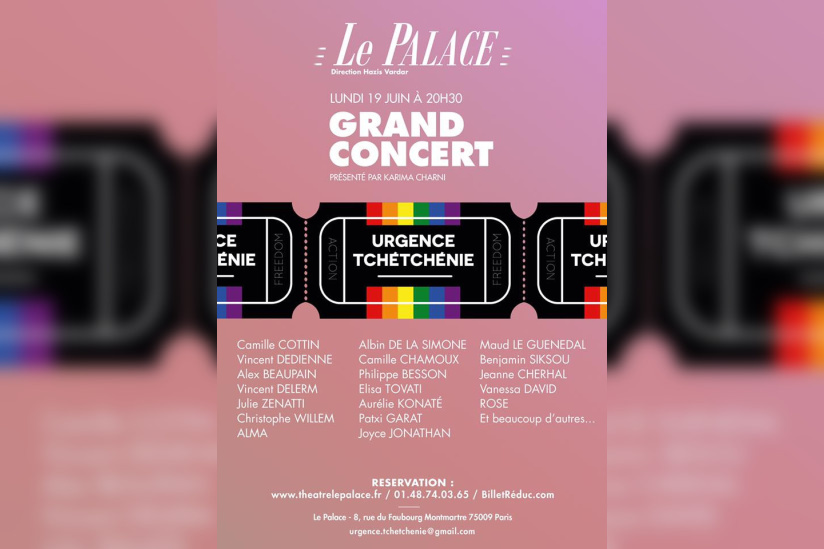 Grand concert Urgence Tchétchénie au Palace