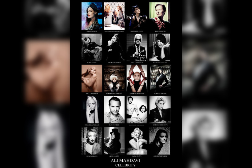 Exposition Glamourama Celebrities d'Ali Mahdavi au Prince de Galles Hôtel