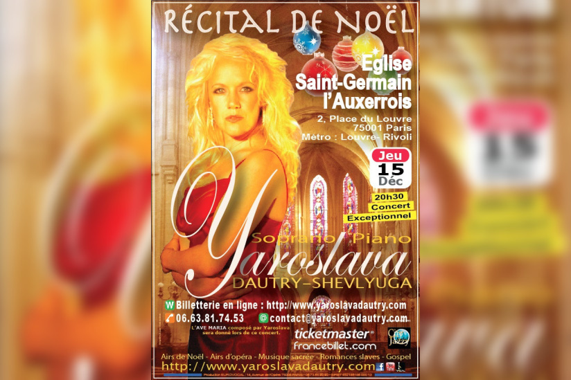 Récital de Noël Yaroslava DAUTRY-SHEVLYUGA 