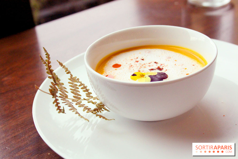 Terrass Hotel, la carte d'hiver 2016/2017 - velouté de potimarron