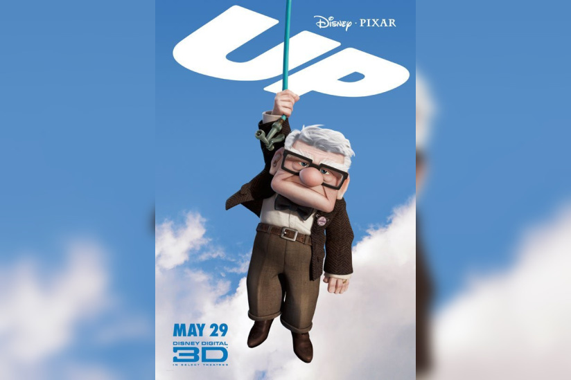 Là-haut avec Charles Aznavour pour la voix de Carl