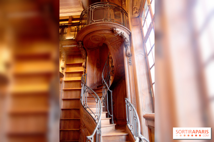 Rénovation de la BNF Richelieu - escaliers salle des Manuscrits