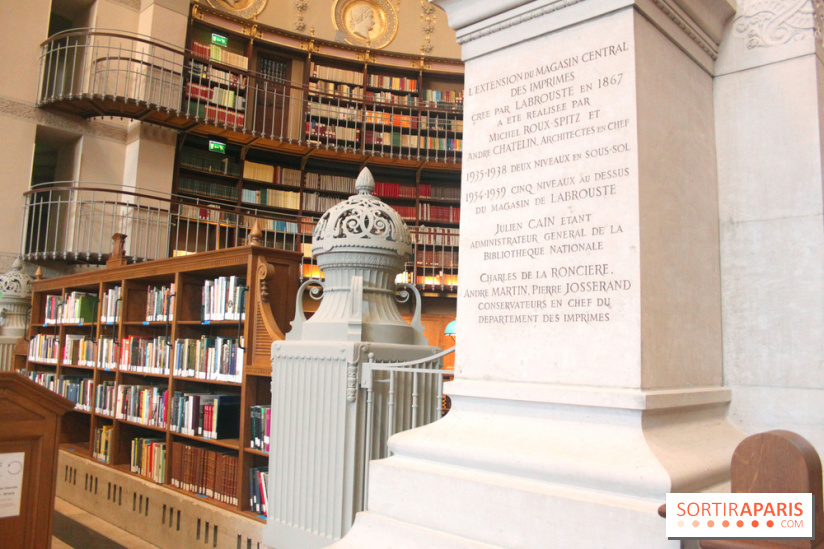 Rénovation de la BNF Richelieu - salle Labrouste