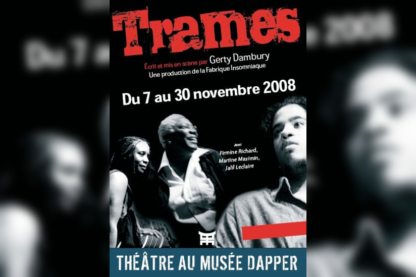 Spectacle, Théâtre, Trames, Dapper, Fabrique Insomniaque, Gerty Dambury